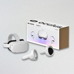 Meta Oculus Quest 2 256GB VR Gaming Headset/Accessories High-Resolution White